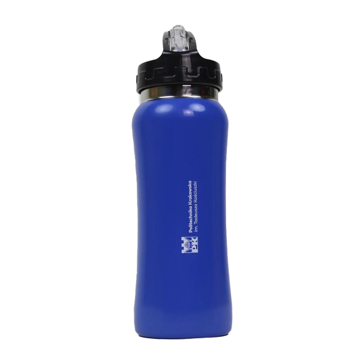 Water bottle - Cracow University of Technology Store Water bottle with Cracow University of Technology logo - front