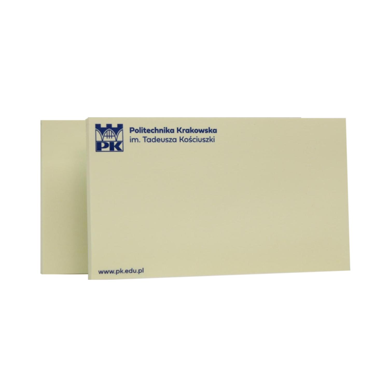 Post-it notes - Cracow University of Technology Store Post-it notes with the Cracow University of Technology logo