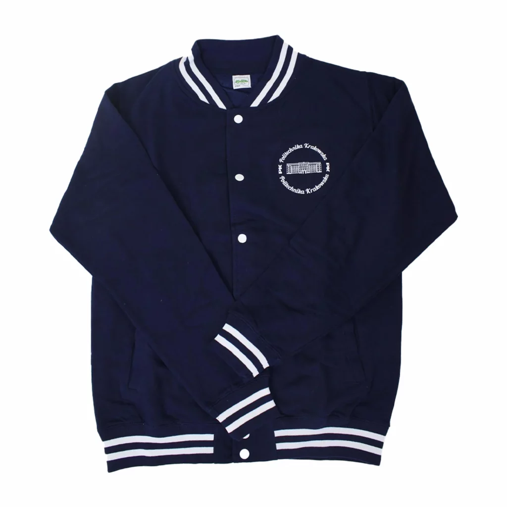 Strona Główna - Sklep Politechniki Krakowskiej Bluza typu college z logo Politechniki Krakowskiej - przód