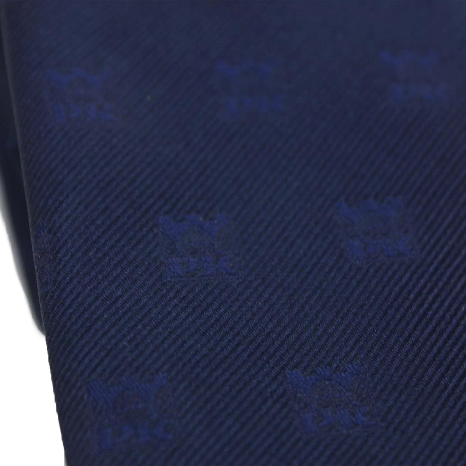 Cotton tie - Cracow University of Technology Store Cotton tie with Cracow University of Technology logo - close-up on the design