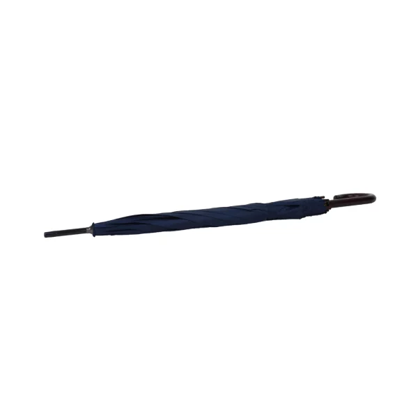 Men's umbrella with Cracow University of Technology logo - folded
