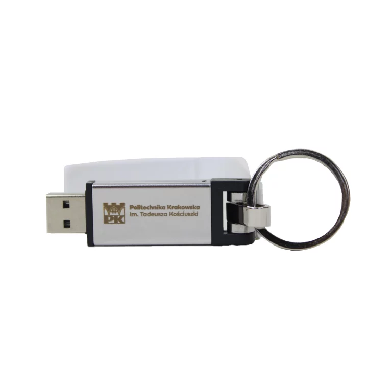 Pendrive z logo Politechniki Krakowskiej - przód
