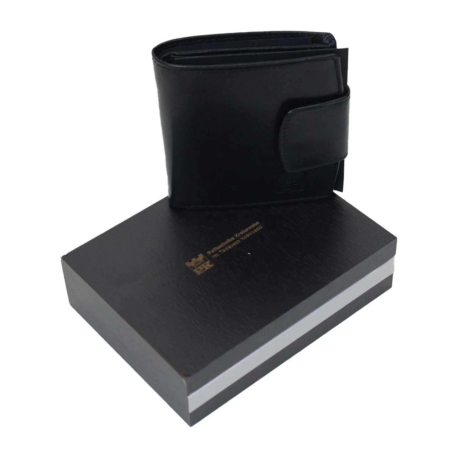 Women's wallet - Cracow University of Technology Store Women's wallet with the Cracow University of Technology logo - standing on a box, top view