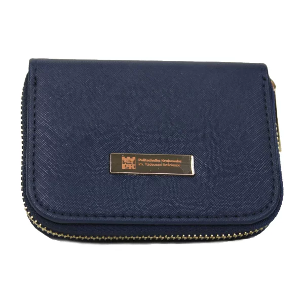 Purse with Cracow University of Technology logo - front view