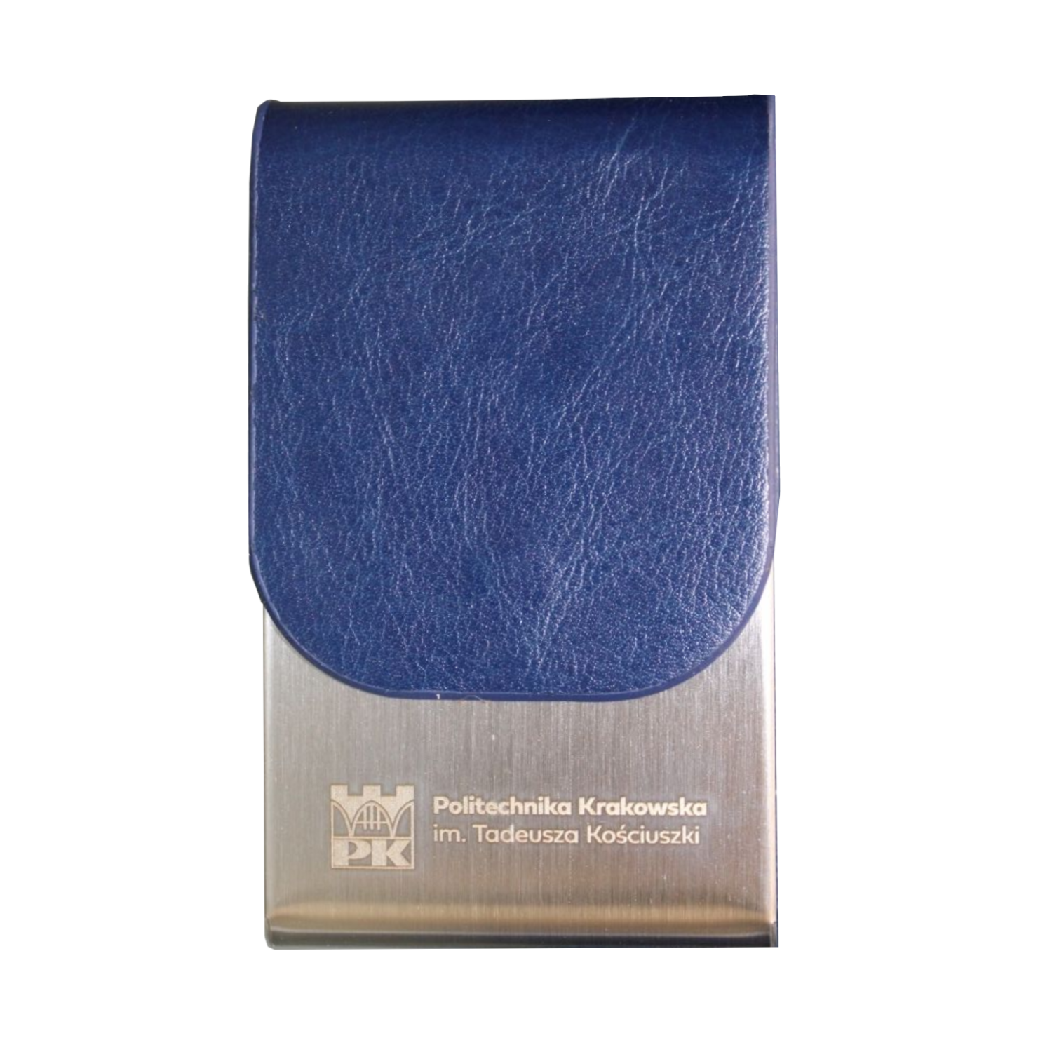 Business card holder - Cracow University of Technology Store Business card holder S with Cracow University of Technology logo - closed