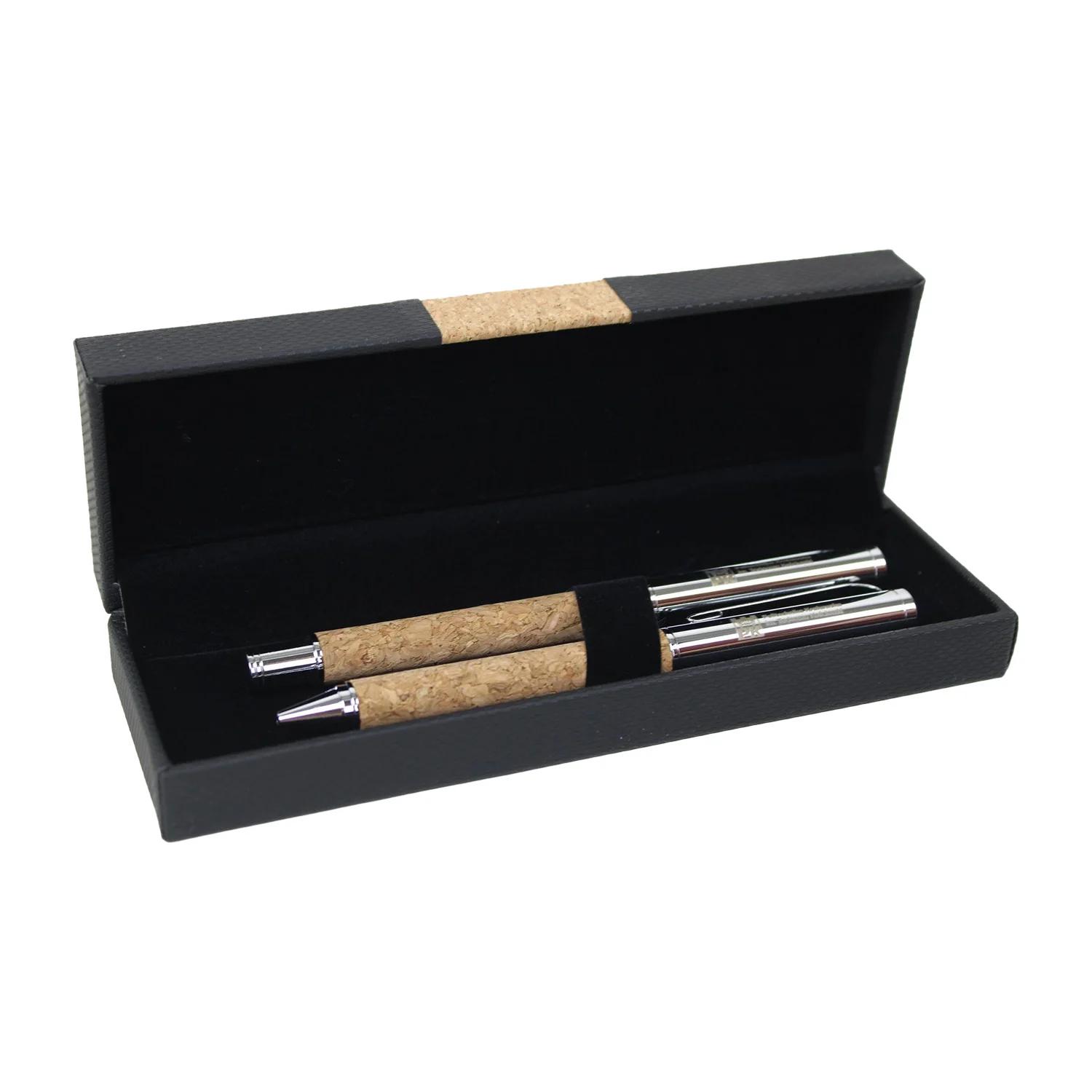 KANSAS writing set - Cracow University of Technology Store KANSAS writing set with Cracow University of Technology logo - open box