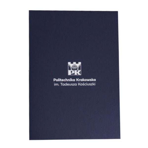 Papierowa okładka na dyplom